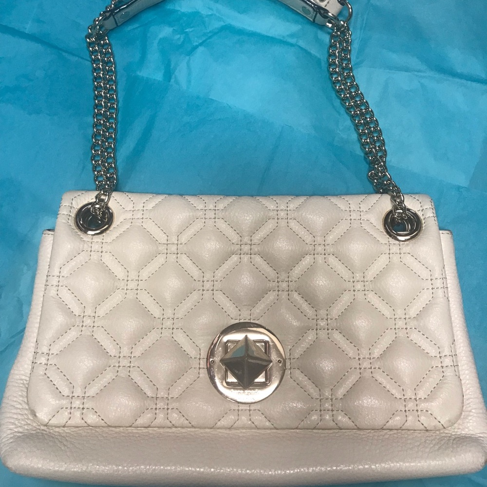Kate spade leather quilted style handbag